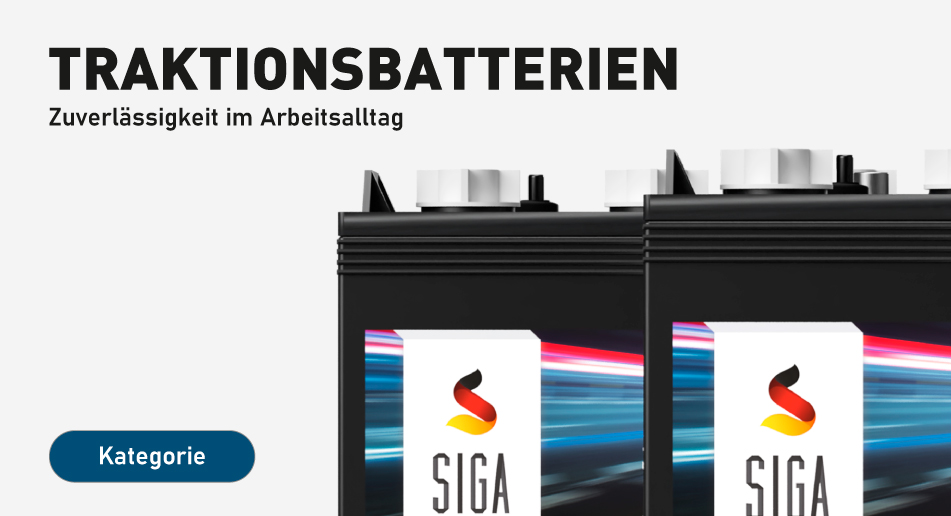 Forklifts, lifting platforms, auxiliary batteries